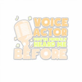 声優 シール (正面)
