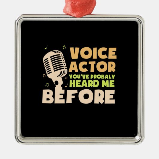 声優 メタルオーナメント (正面)