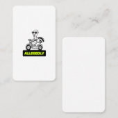 声明おもしろいのTシャツ 名刺 (正面/裏面)