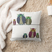 声明のフクロウの装飾用クッション クッション (ブランケット)