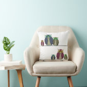 声明のフクロウの装飾用クッション クッション (椅子)