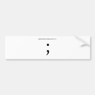 声明をして下さい バンパーステッカー