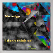 「声明を作る」ホイルプリントウォールアート 箔ポスター (正面)