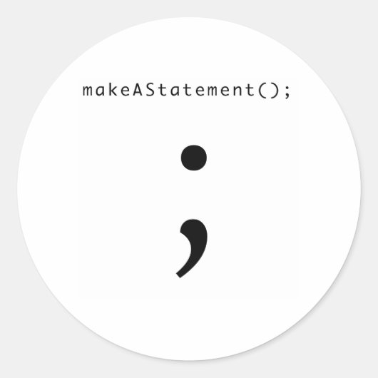 声明を出す ラウンドシール (正面)