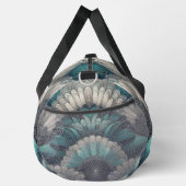 声明アールヌーボーブルーシルバーファン ダッフルバッグ (右)