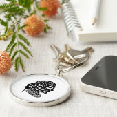 声話が震えもしても心を乱す キーホルダー (側面)