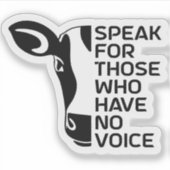 声話の無い者にとっては シール (正面)