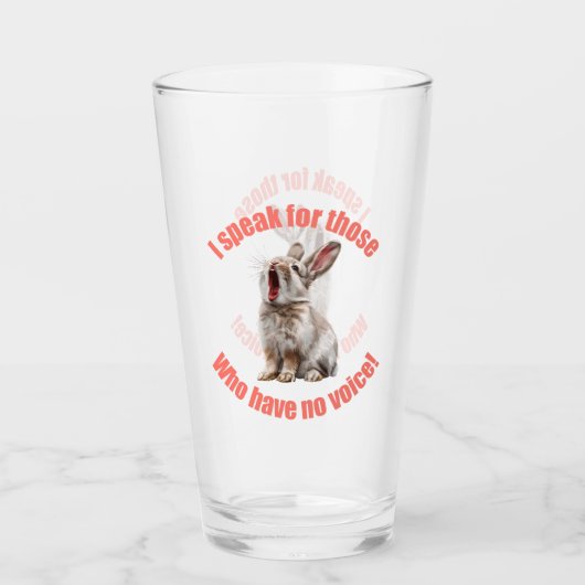 声話の無い者の為だ タンブラーグラス (正面)