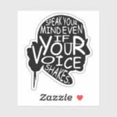 声話も心もしが震える シール (シート)