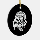 声話も心もしが震える セラミックオーナメント (右)