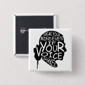 声話も心もしが震える 缶バッジ (正面&裏面)