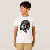 声話も心もしが震える Tシャツ (正面フル)