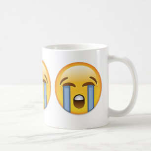 声高に叫ぶ顔Emoji コーヒーマグカップ