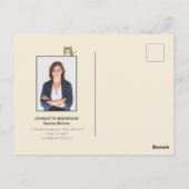 売おもしろい主の財実在産マーケティング ポストカード (裏面)