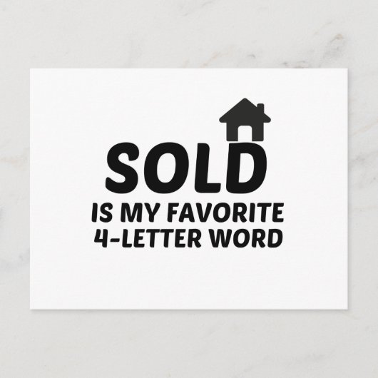 売りお気に入りの言葉 ポストカード (正面)