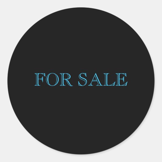 売りに出る ラウンドシール (正面)