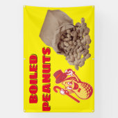 売りフェンス用ゆでピーナッツ 横断幕 (縦)