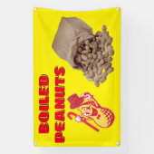 売りフェンス用ゆでピーナッツ 横断幕 (縦)