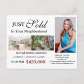 売り上げ実在た不動産 ポストカード (正面)