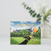 売り上げ実在広告宣伝テンプレート ポストカード (スタンド正面)