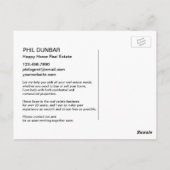 売り上げ実在広告宣伝テンプレート ポストカード (裏面)