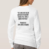 売り上げ落ちたが僕に届くおもしろい Tシャツ (裏面)