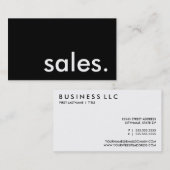 売り上げ 名刺 (正面/裏面)