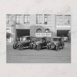 売り出し向けの中古車 ポストカード