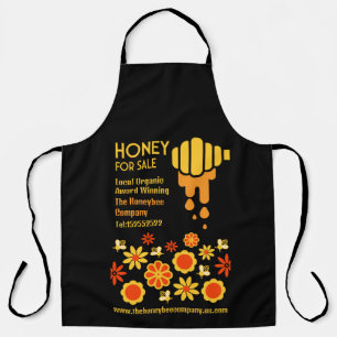 売り出し用ハチミツ エプロン