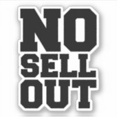 売り切れない シール (正面)