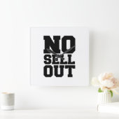 売り切れない スクエア壁時計 (ホーム)