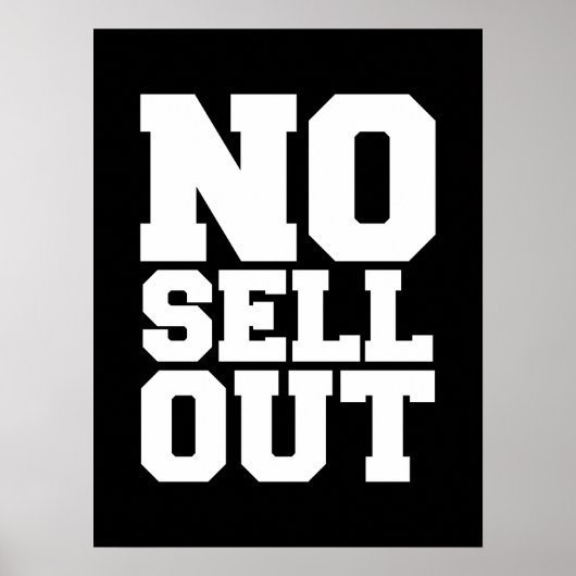 売り切れない ポスター (正面)