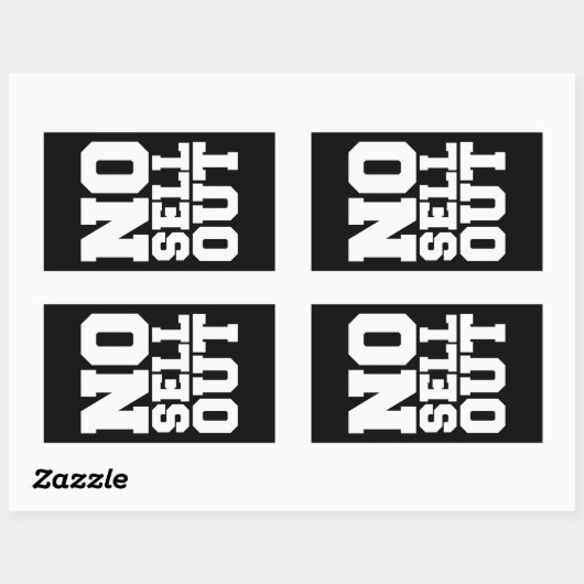 売り切れない 長方形シール (シート)