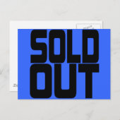 売り切れる ポストカード (正面/裏面)