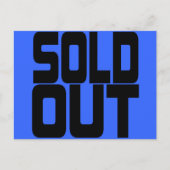 売り切れる ポストカード (正面)