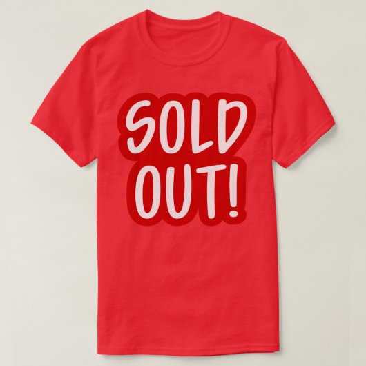 売り切れ2 Tシャツ (デザイン正面)