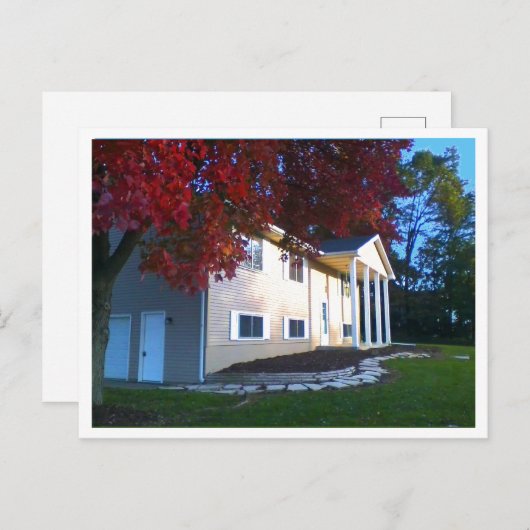 売り家。 ポストカード (正面/裏面)