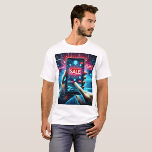 売り物という言葉が付いている電話を持っている人 Tシャツ