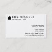 売り/売りサイン 名刺 (裏面)