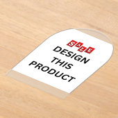 売れ！アクリル招待状 – フロステッド仕上げ アクリル招待状 (レイダウン)