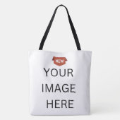 売れ！ショルダートートバッグ – オールオーバー – プリント大 トートバッグ (裏面)