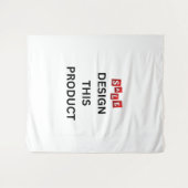 売れ！タペストリー – 大（68インチx 80インチ） -カスタム タペストリー (正面(横))