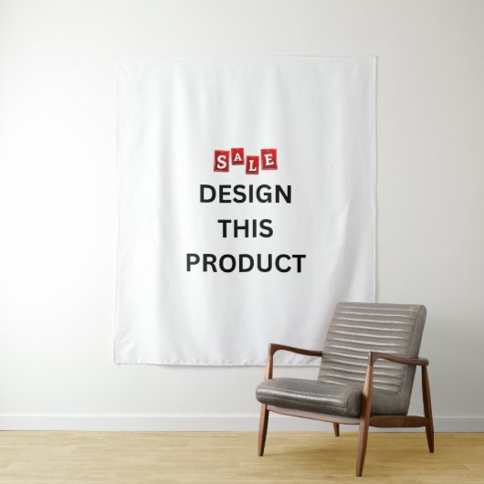 売れ！タペストリー – 大（68インチx 80インチ） -カスタム タペストリー (インサイチュ)