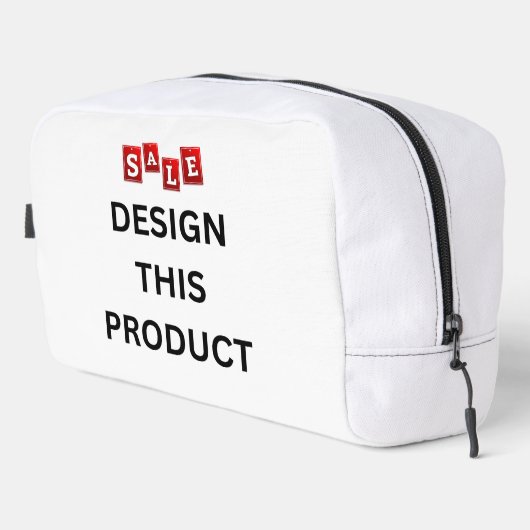 売れ！トイレタリーバッグ- 9.5"x8"x3.75" ドップキット (右コーナー)