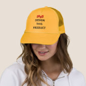 売れ！トラック帽 – 黄カスタマイズ-  キャップ (インサイチュ)