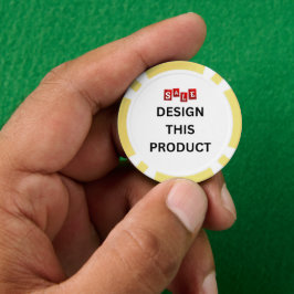 売れ！トランプのポーカーチップ – 黄カスタム色 ポーカーチップ