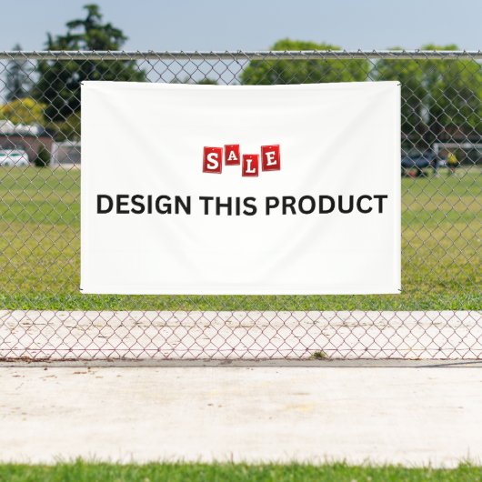 売れ!バナー – 4'x6' – 屋外 – カスタム 横断幕 (インサイチュ)