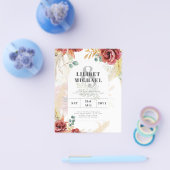 売れ！ボホブルゴーニュ金ゴールドフローラカントリーバーンファーム チラシ (シングル)