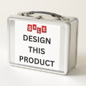 売れ！メタルランチボックス – ステンレス – カスタム メタルランチボックス (正面)