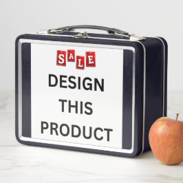 売れ！メタルランチボックス – ブラックカスタム メタルランチボックス